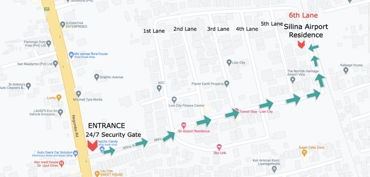 Silina Airport Transit Hotel & Residence คาตุนายากา ภายนอก รูปภาพ